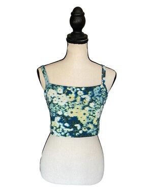 Offline by Aerie Floral Print Square Neck Sports Bra
